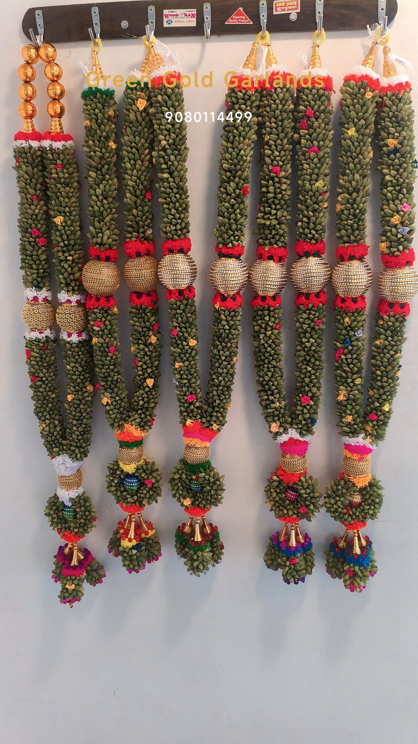 Natural Handcrafted Cardamom Mala - 1 pcs